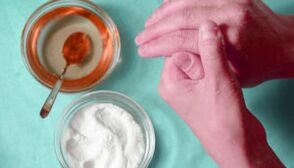 The use of baking powder to increase the member